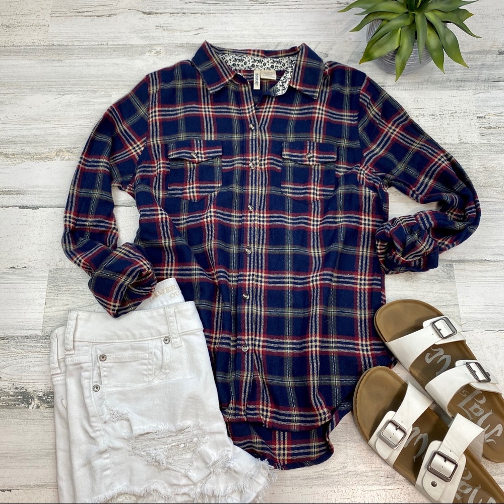 Passport button down shirt